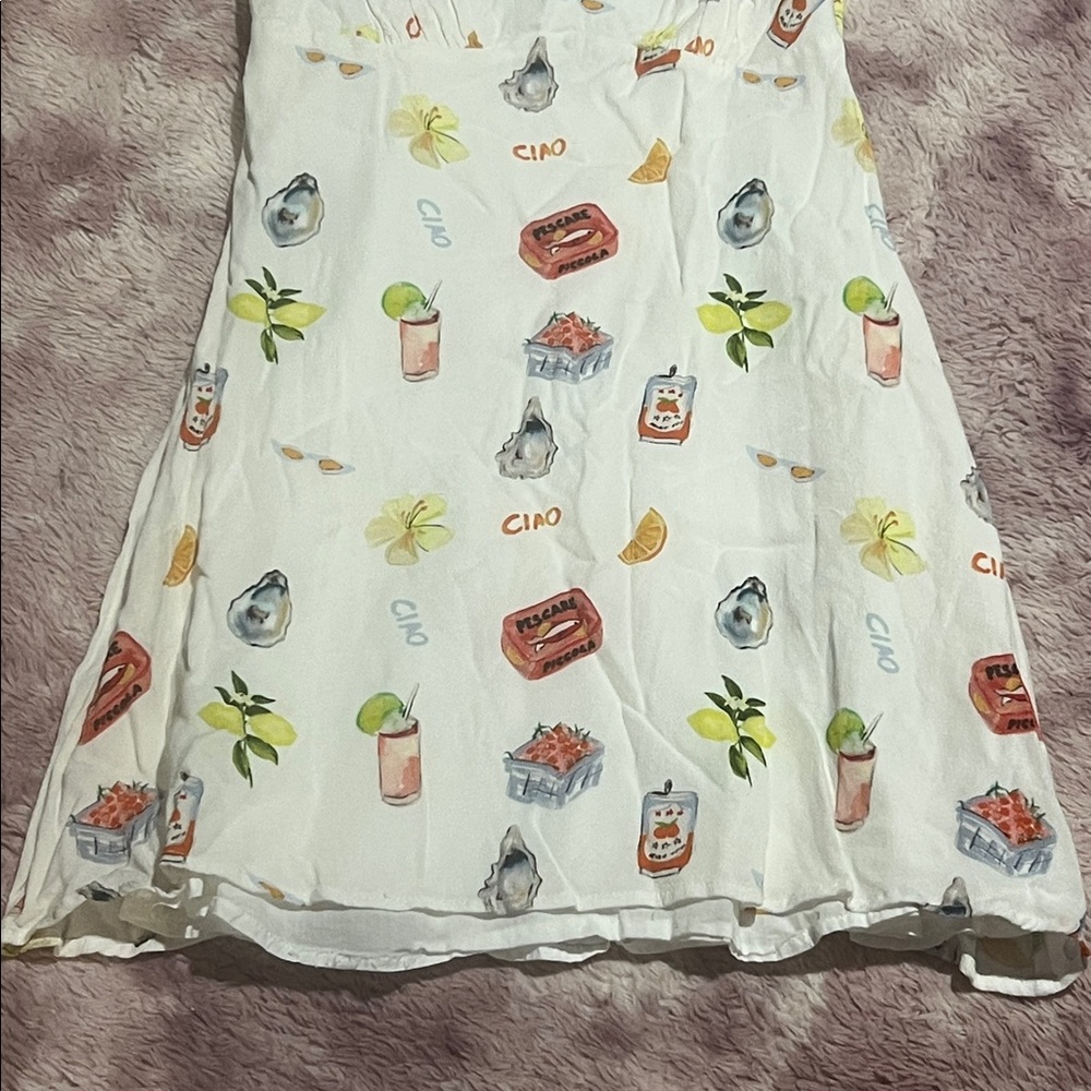 Princess Polly Jaye Mini Dress White / Multi - Picture 5 of 16